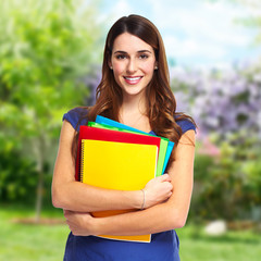 Fototapeta premium Student woman.