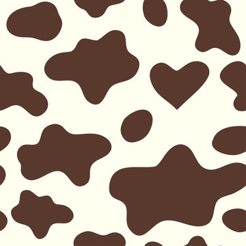 Cow seamless pattern.