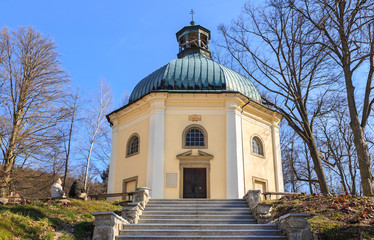 Lądek Zdrój, kaplica św. Jerzego wybudowana w 1658 r - obrazy, fototapety, plakaty