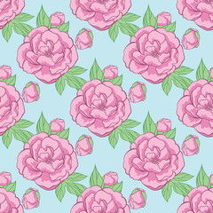 Peony pattern