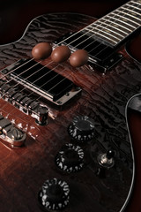 Chocolates on the guitar