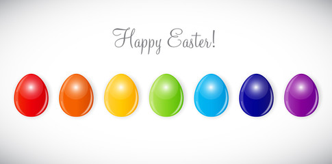 Beautiful Easter Egg Background Vector Illustration