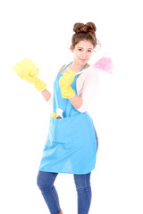 cleaning lady