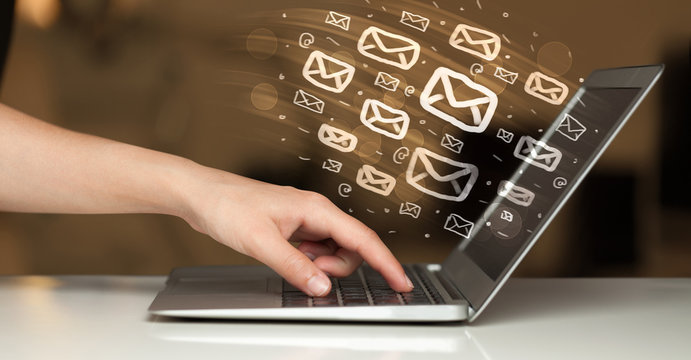 Concept of sending e-mails