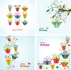 Template greeting card, vector
