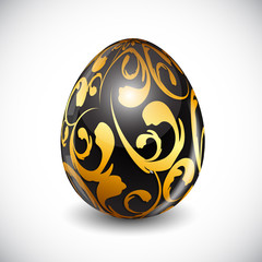 Beautiful Easter Egg Background Vector Illustration