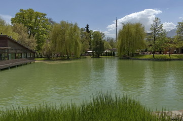 Fototapeta premium Ariana Lake in Sofia Boris' Garden
