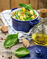 Baked mixed vegetable