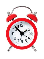 Red alarm clock