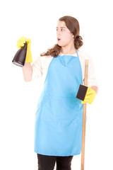 cleaning lady