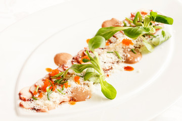 Octopus carpaccio