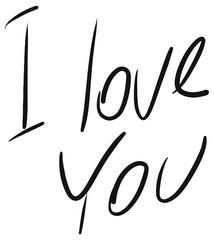 Text I love you