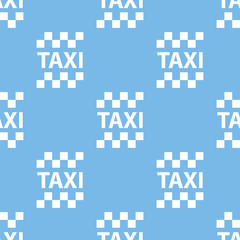 Taxi seamless pattern