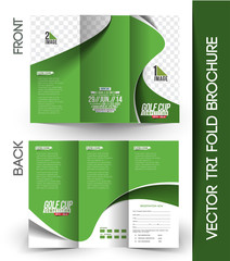 Golf Tournament Tri-Fold Brochure