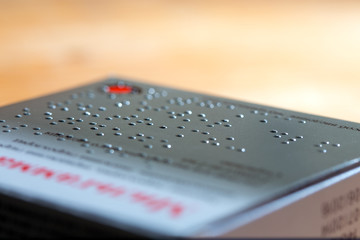 Packaging of drugs labeled in Braille