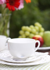 Fototapeta premium Tea time in garden