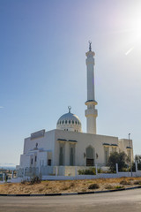 Fototapeta na wymiar Mosque of Two Holy Custodians, Ibrahim-al-Ibrahim , Gibraltar ,