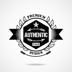 Original vintage badge