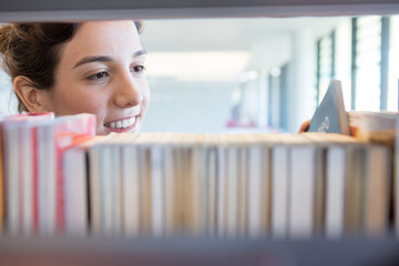 Searching for a Book at Library