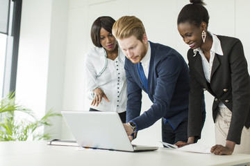 Young people in the office