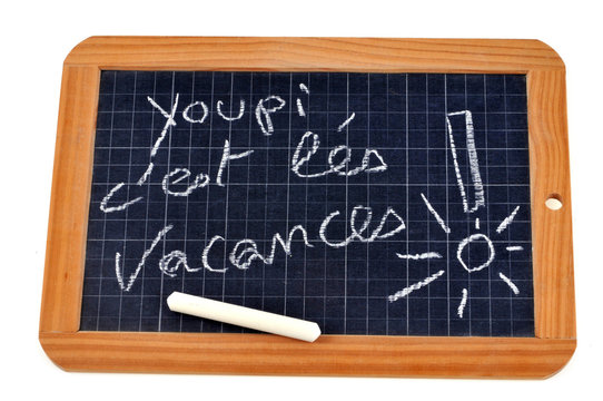 Youpi c'est les vacances