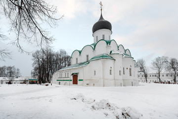 Fototapeta na wymiar City Alexandrov, Vladimir region. Monastery Alexander Sloboda.