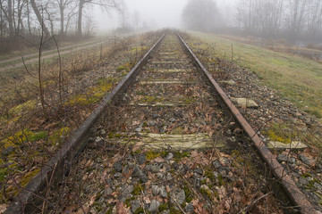 Fototapeta premium Old railway line 