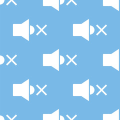 No sound seamless pattern