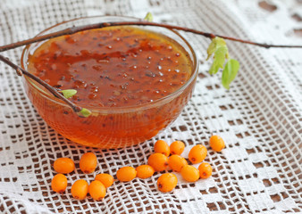 Buckthorn jam as healthy and tasty dessert