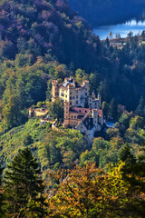 Fototapeta na wymiar Hohenschwangau castle in Bavaria, Germany