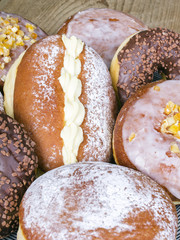 tasty traditional donuts