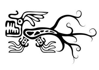 lizard or dragon in native style