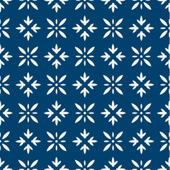 Obraz premium Blue and white delft pattern