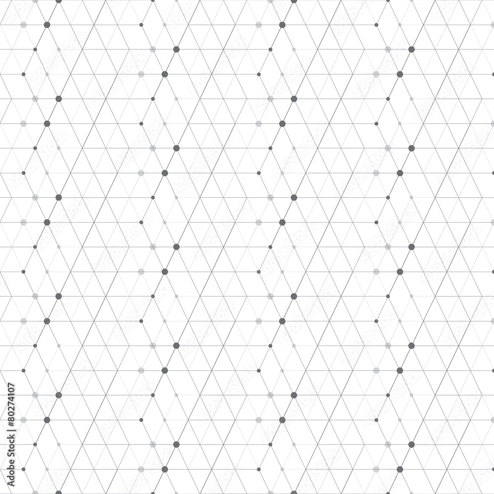 Poster Abstract geometric pattern dot with rhombuses. Repeating