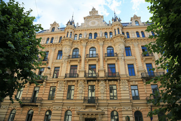 Obraz premium Jugendstilfassade