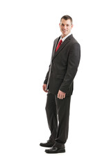 Full length businessman portrait