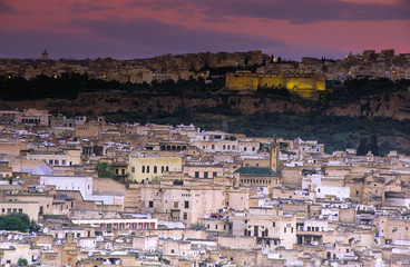 Fez, Morocco with old medina