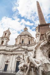 Fototapeta na wymiar Piazza Navona in Rome, Italy