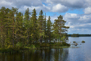Fototapeta na wymiar Landscape of Finland