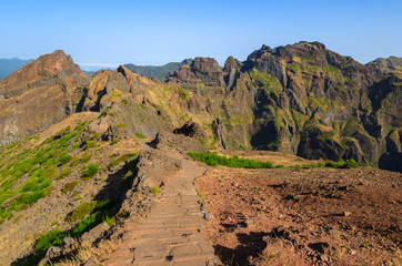 Mountain landscape of Madeira island, Portugal