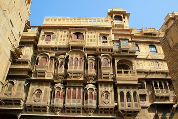 Facade of Patwon-ki-Haweli