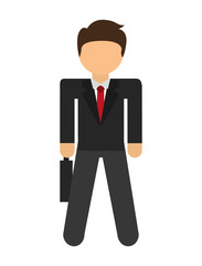 Fototapeta premium businessman icon