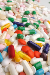 Colorful varied remedies.