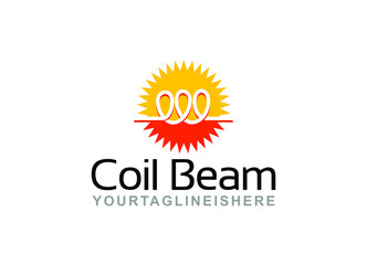 Fototapeta premium Coil Beam - Logo Template
