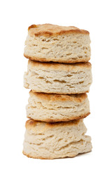 Stack of homemade biscuits