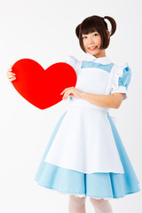 コピースペース　メイド喫茶のスタッフ