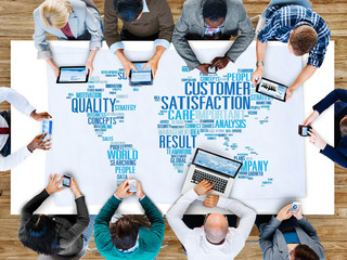 Customer Satisfaction Reliability Quality Service Concept