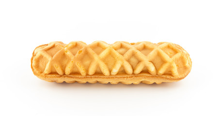 waffle on white background