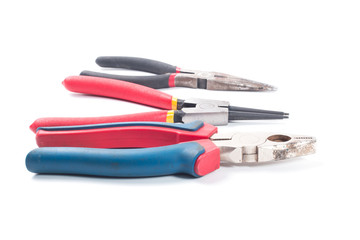 pliers on a white background