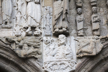 Detalle de la Catedral de Santiago